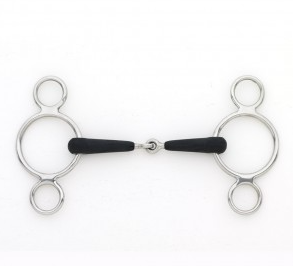 EcoPure Jointed 2 Ring Gag Bit