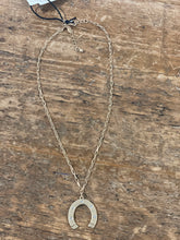 Load image into Gallery viewer, Necklace 16&quot; Horseshoe Charm
